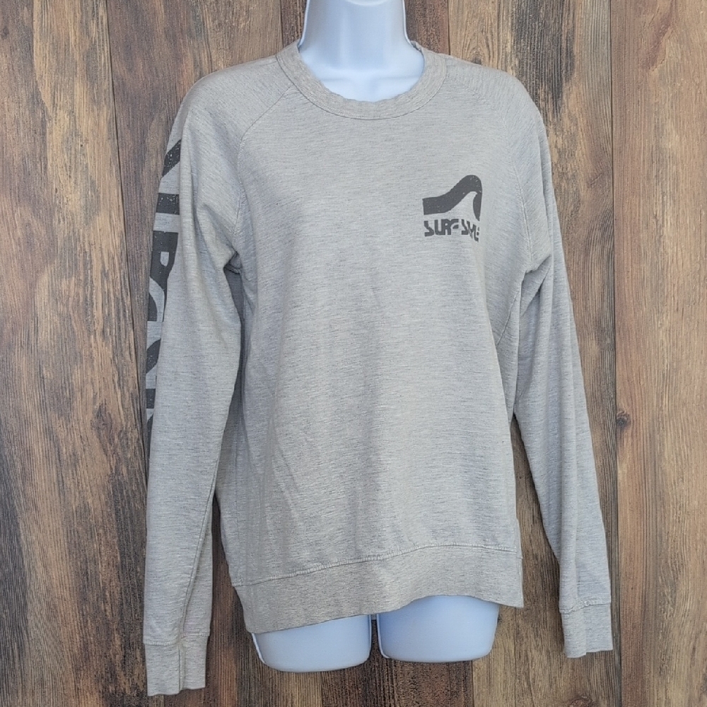 Surf Style Gray Crew Neck Sweatshirt Panama City Beach M